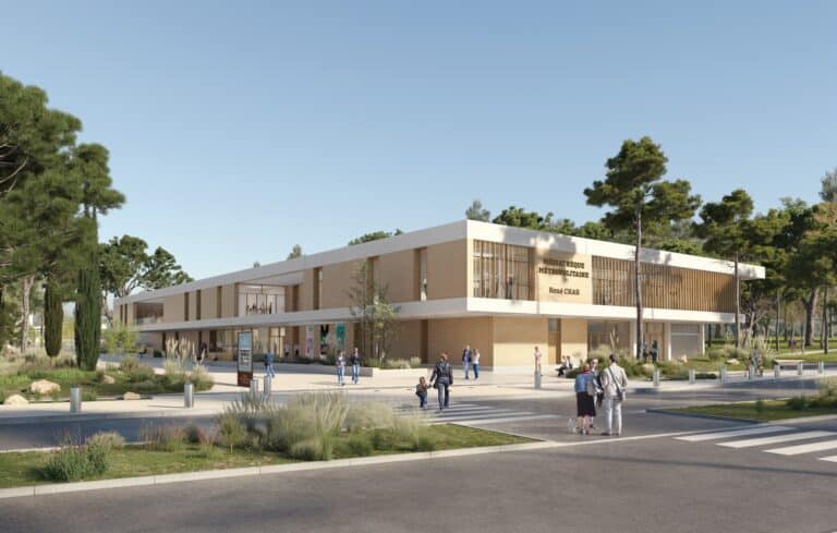 À Istres, la médiathèque René Char inaugurée, l&rsquo;ouverture du théâtre de l’Olivier reportée