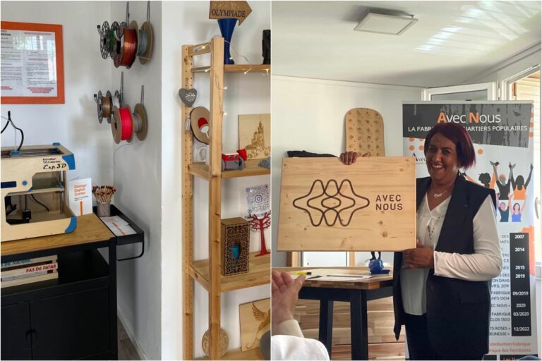 Avec Orange, le FabLab de la Rose déploie ses formations aux métiers du numérique