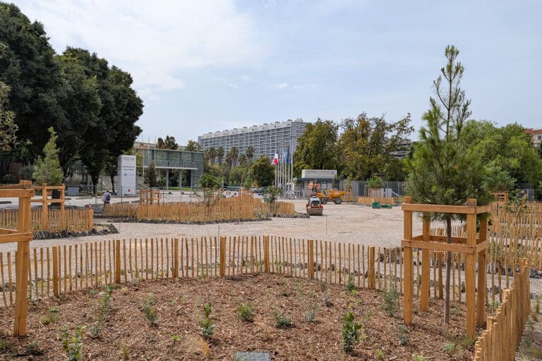 Jardins, buvette, piste cyclable, le parc Chanot a entamé sa transformation
