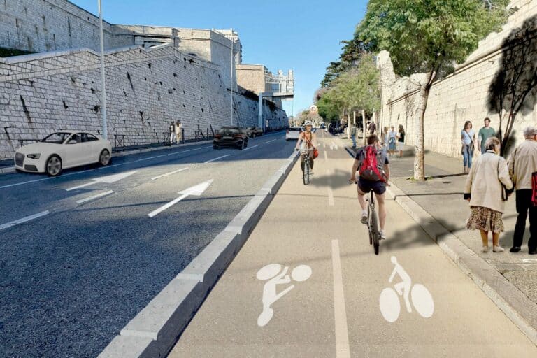 Une piste cyclable en projet entre le Vieux-Port et les Catalans pour 2023