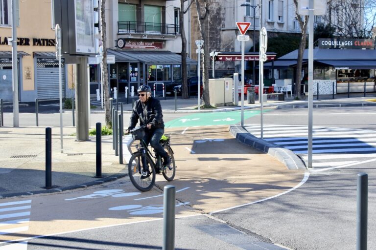 En images | Deux nouvelles pistes cyclables dans le sud de Marseille