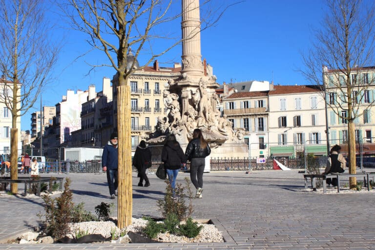 En images | La place Castellane réaménagée s&rsquo;ouvre aux piétons