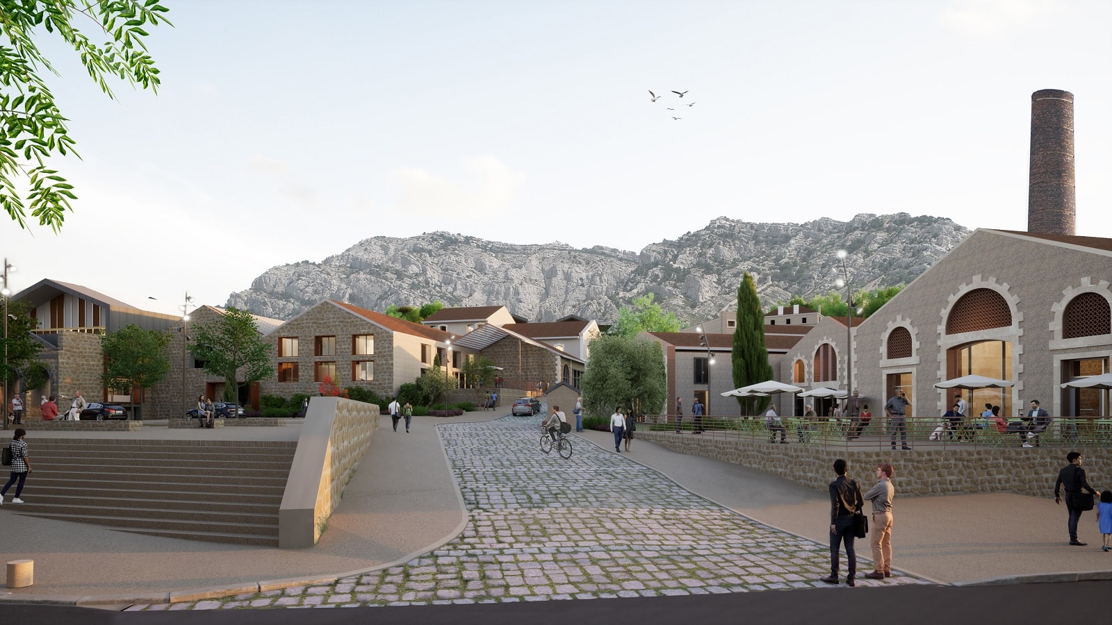 La future place du Chevalier Roze à Legré-Mante