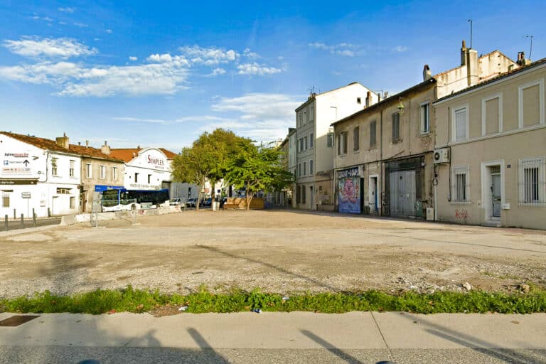 La place Migranier, un futur espace vert à l&rsquo;entrée du quartier Saint-Loup