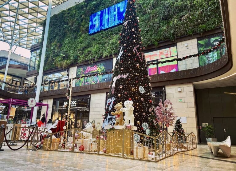 Le centre Prado Shopping transporte ses visiteurs à la montagne pour les fêtes