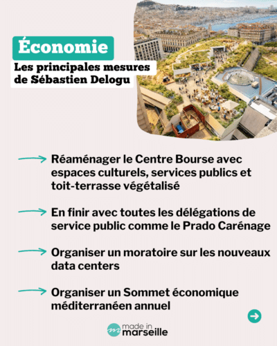 S&eacute;bastien Delogu, Municipales : Quel est le programme du candidat S&eacute;bastien Delogu pour Marseille ?, Made in Marseille