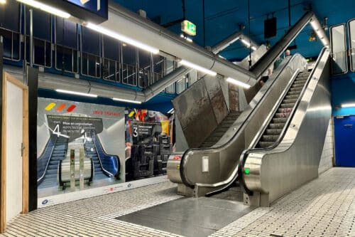 m&eacute;tro Joliette, La station de m&eacute;tro Joliette, ferm&eacute;e dans un sens tout l&rsquo;&eacute;t&eacute;, va faire peau neuve, Made in Marseille