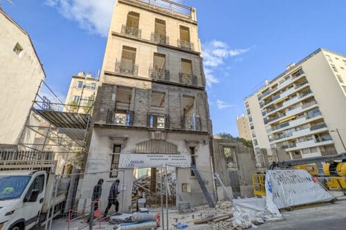 &eacute;tudiante, Une r&eacute;sidence &eacute;tudiante avec rooftop en construction sur le cours Gouff&eacute;, Made in Marseille