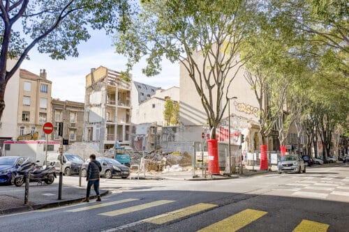 &eacute;tudiante, Une r&eacute;sidence &eacute;tudiante avec rooftop en construction sur le cours Gouff&eacute;, Made in Marseille
