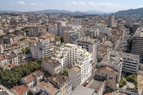 &eacute;tudiante, Une r&eacute;sidence &eacute;tudiante avec rooftop en construction sur le cours Gouff&eacute;, Made in Marseille