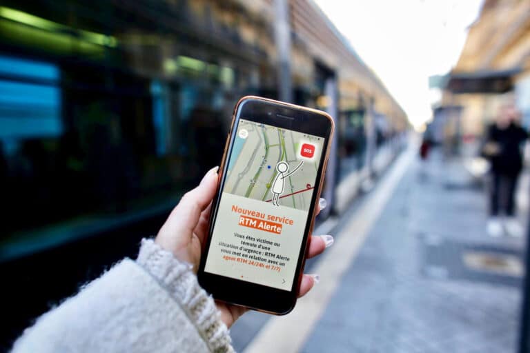 Sécurité : un bouton SOS déployé sur l&rsquo;appli RTM pour alerter d&rsquo;un danger