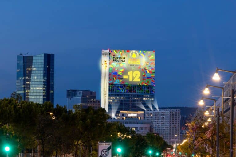 La tour La Marseillaise va s&rsquo;illuminer pour l&rsquo;arrivée de la flamme olympique