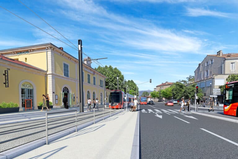 Le chantier du Val&rsquo;Tram débute à Aubagne pour une livraison en 2025