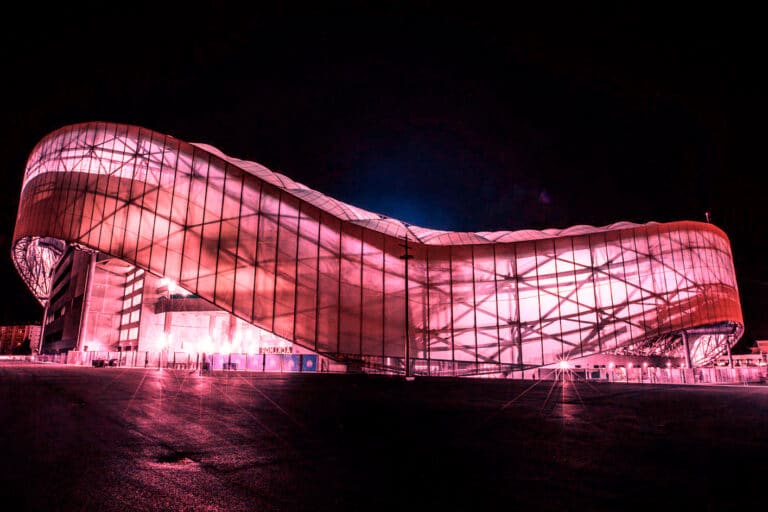 Le Vélodrome illuminé en rose pour encourager le dépistage du cancer du sein