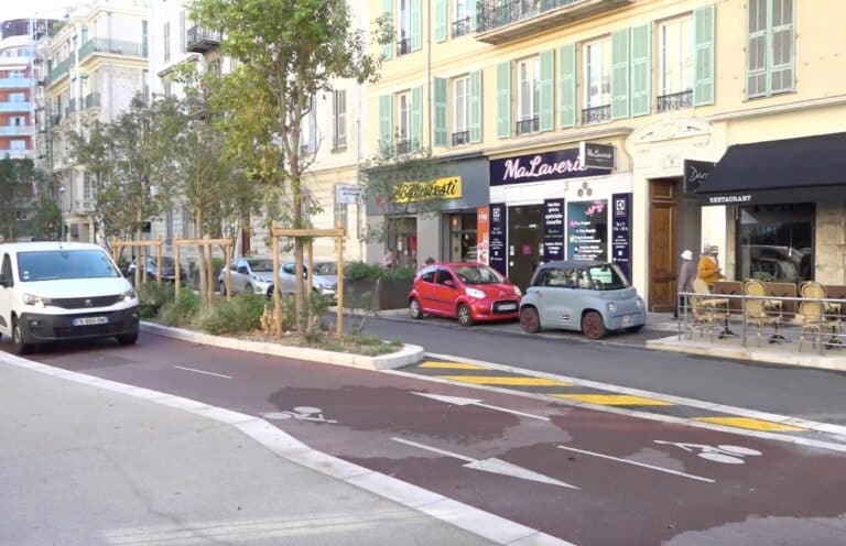 Nice lance la vidéo-verbalisation des véhicules sur les pistes cyclables