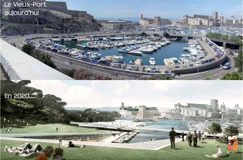Marseille fait un tour d’horizon sur ses projets d’urbanisme jusqu’en 2020